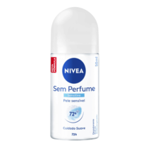 Nivea Desodorante Antitranspirante Roll On Sem Perfume 50ml