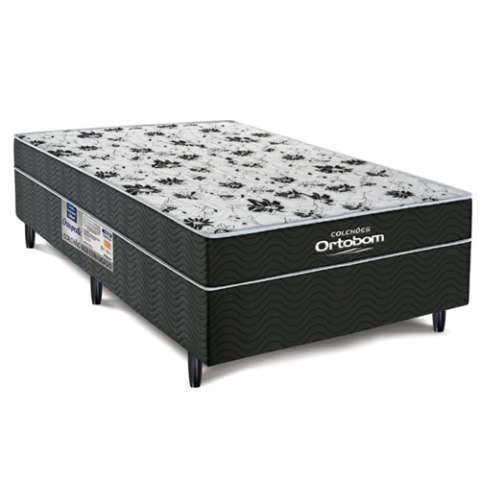 Ortobom Cama Box Casal Conjugada de Espuma Union Ortopedic Casal