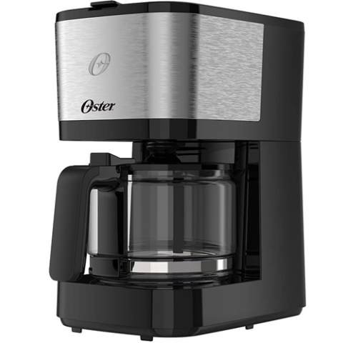 Oster Cafeteira Oster Inox Compacta 0,75L Preta 220V