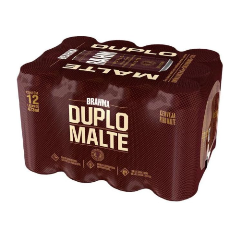 Pack 12 Unidades Brahma Duplo Malte 473ml