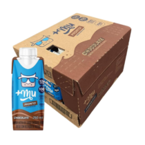Pack 12 Unidades +Mu Bebida Proteica Láctea Chocolate 250ml