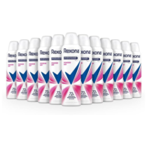 Rexona 12 Unidades Desodorante Antitranspirante Aerossol Powder Dry 150ml