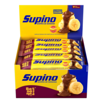 Pack 20 Unidades Banana Brasil Barra De Frutas Supino Banana Com Chocolate Ao Leite Pack 20 Unidades Banana Brasil Barra De Frutas Supino Banana Com Chocolate Ao Leite