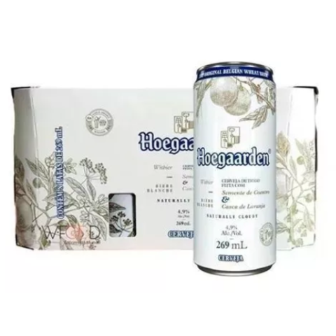 Pack 8 Unidades Cerveja de Trigo Hoegaarden 269ml