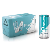 Pack 8 Unidades Drink Pronto Beats Drinks GT Sabor Gin&Tônica 269ml