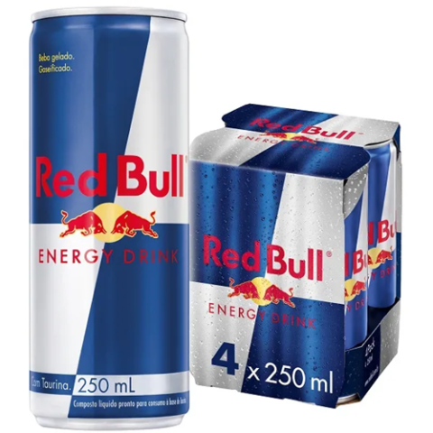 Pack de 4 Latas Red Bull Energético 250ml