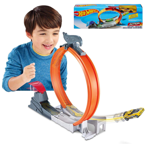 Pista Hot Wheels Loop Star Rei do Looping Mattel