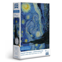 Quebra-cabeça Vincent Van Gogh: A Noite Estrelada 500 peças nano Toyster