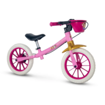 Bicicleta Aro 12 Disney Princess Bike Sem Pedal Nathor