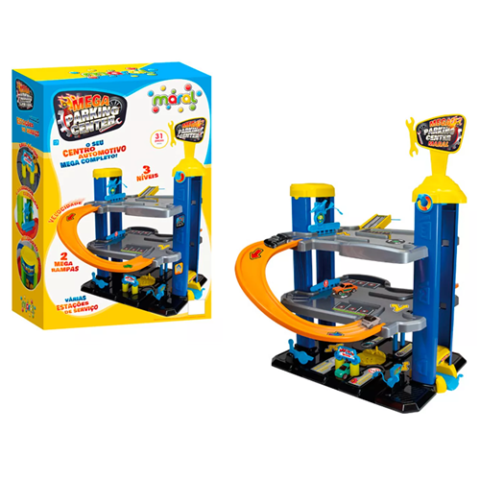 Pista Super Parking Com Posto Lava Rápido E Elevador Maral