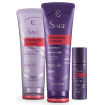 Eudora Kit Siàge Combate o Frizz: Shampoo 250ml + Condicionador 200ml + Magic Spray Capilar 30g
