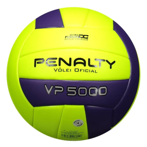 Bola de Vôlei Penalty VP 5000 Amarela e Roxa