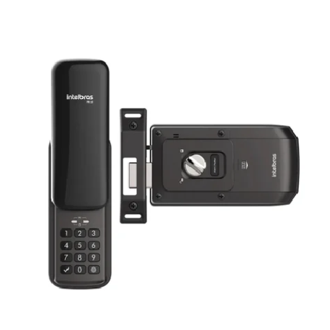 Fechadura Digital Para Uso Interno e Externo FR 10 Preto Intelbras