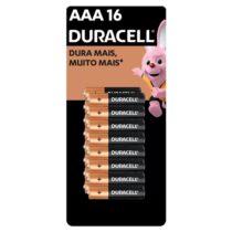 Pilha AA Alcalina Duracell 16 Unidades