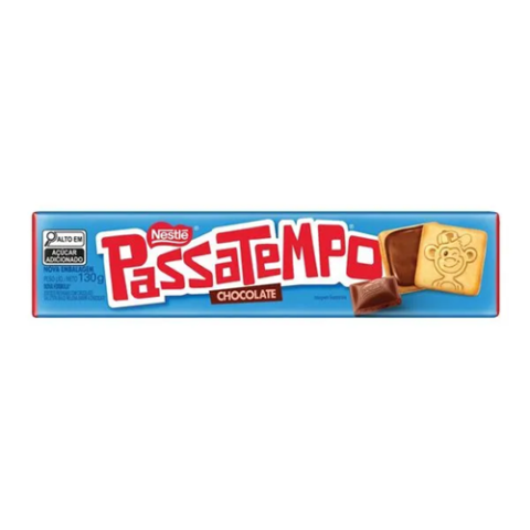 Passatempo Recheado Chocolate 130g