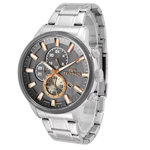 Relógio Technos Masculino Grandtech Bicolor Original 100m