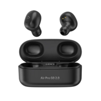Fone de Ouvido Bluetooth Sem Fio TWS Air Pro GO 2.0 i2GO com Estojo de Carregamento
