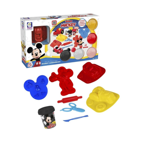 Kit Massinha Disney Mickey com Acessórios Cotiplás