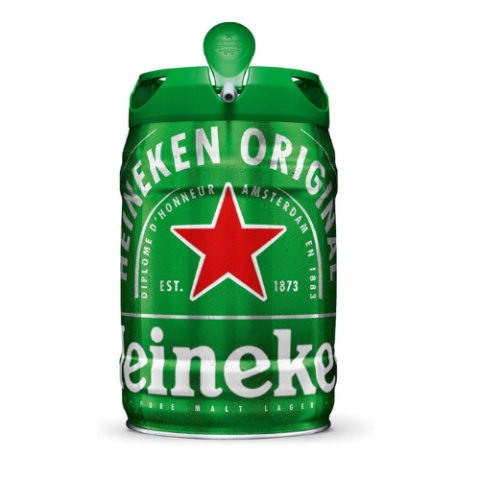 Heineken Cerveja Lager Barril Heineken 5 Litros