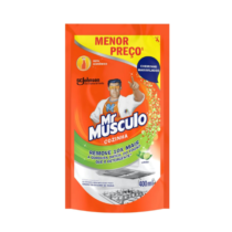 Sachê Mr. Músculo Cozinha Limão Detergente Desengordurante 400ml