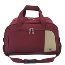 Sacola Mala Xangai Bolsa De Viagem Média Poliéster Santino Vinho