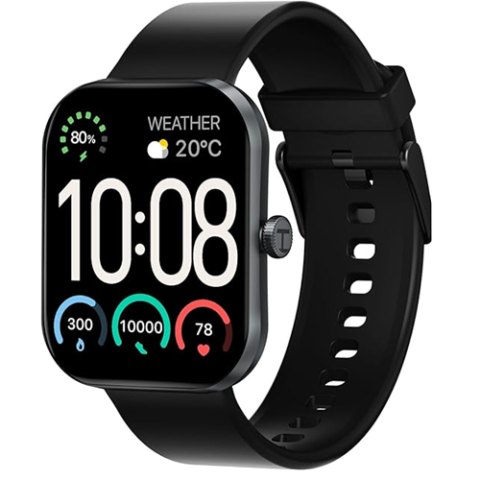 Smartwatch Haylou Tela 2.01″ HD Bluetooth à Prova d‘Água c/ Assistente de voz AI