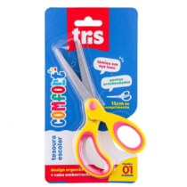 Tesoura Escolar Comfort Tris