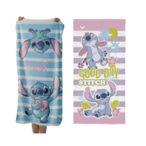 Toalha Banho Praia Lilo Stitch Avelulada Felpuda Lepper 70x140cm