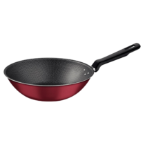 Wok Tramontina Loreto em Alumínio Antiaderente Starflon Max 24cm Vermelho 2,2 L Wok Tramontina Loreto em Alumínio Antiaderente Starflon Max 24cm Vermelho 2,2 L