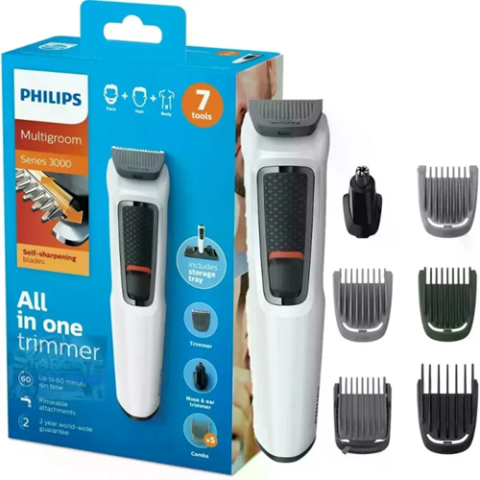 Aparador de Pelos Philips 7 em 1 series 3000 Bivolt