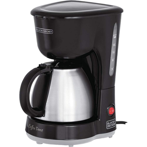 Black Decker Cafeteira Elétrica com Jarra em Inox 127V