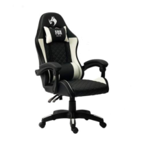 Cadeira Gamer Fox Racer Vulpes Reclinável Almofadas Branca