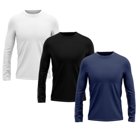 Camiseta Térmica Masculina Proteção Solar Uv 50+ Manga Longa Dry Fit Delsasfit