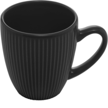 Caneca de Cerâmica Lyor Roma Preta 210ml
