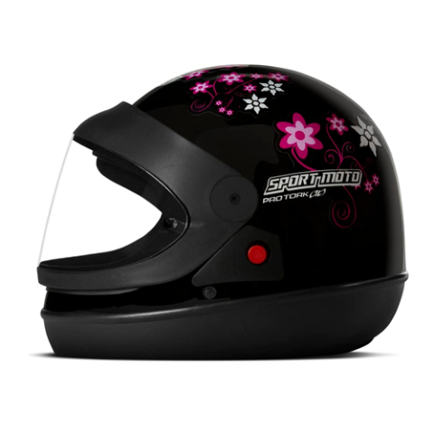 Capacete Fechado Pro Tork Sport For Girls