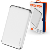 Carregador Portátil Power Bank Geonav 6000mAh Led Indicador de Bateria com 2 portas USB 2.1A