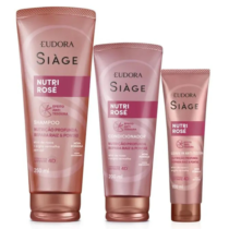 Combo Eudora Siàge Nutri Rosé Shampoo + Condicionador + 1 Leave in