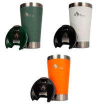 Copo Termico Quente e Frio com Tampa 473ml Fox Stainless