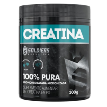 Creatina Soldiers Nutrition Monohidratada 300g 100% Pura Importada