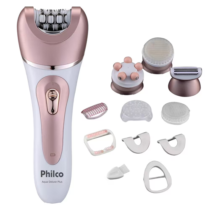 Depilador Philco PDP02R Aqua Deluxe Plus 9 em 1 Sem Fio Bivolt