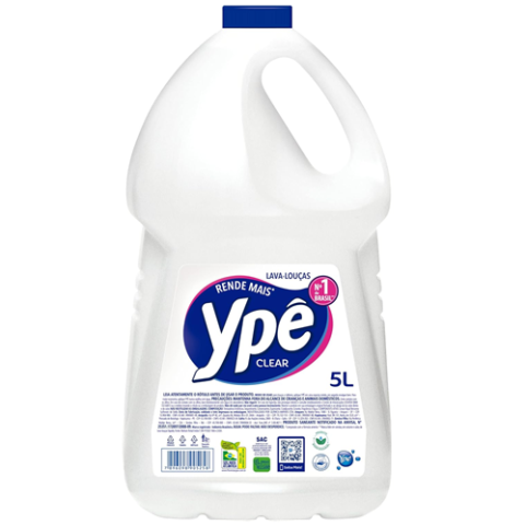 Detergente Líquido Ypê Clear Bombona 5L