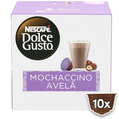 Dolce Gusto Mochaccino Avelã Em Cápsula 10 Unidades