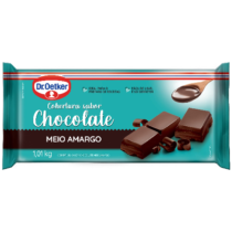 Dr. Oetker Cobertura de Chocolate Meio Amargo 1 ,01kg