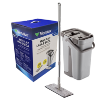 Electrolux MOP Flat Lava e Seca Menalux com Refil Extra de Microfibra