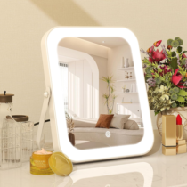 Espelho Maquiagem 24cm com Luz LED com USB