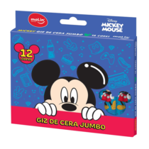 Giz de Cera Jumbo Mickey 12 cores Molin