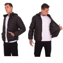 Jaqueta Puffer De Frio Intenso Impermeável Pinkman