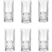 Jogo 6 Unidades Copos Requinte 350ml Casa Ambiente