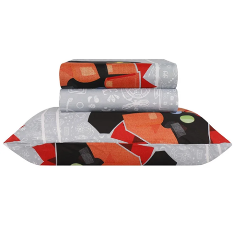 Jogo de Cama Infantil 3 Peças Sultan 140 Fios Happy Day Game Over