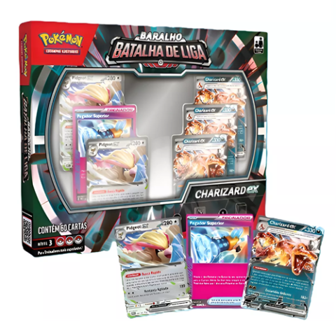 Jogo De Cartas Colecionáveis Pókemon Charizard Ex Batalha Copag